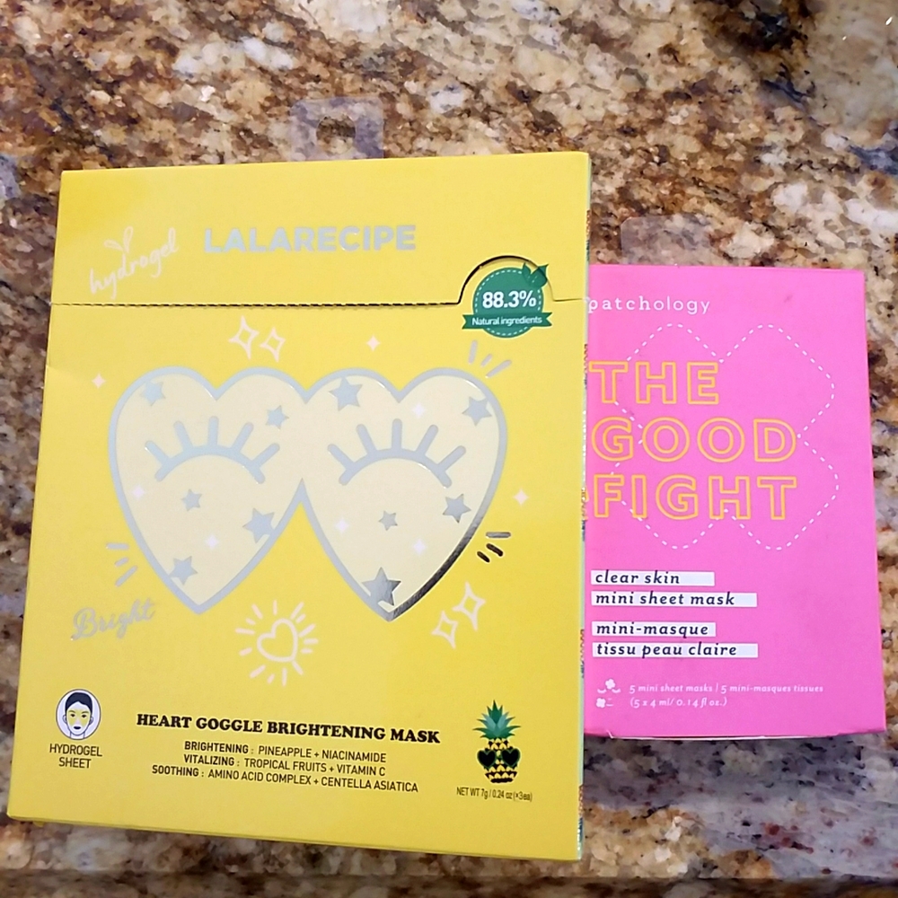 Face Mask Bundle. Facial Skincare Set. LALARECIPE & Patchology
